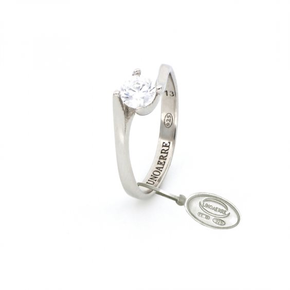 Anillo Unoaerre Mujer in Plata Zircone 721YAF2090600-13 - 721YAF2090600-13